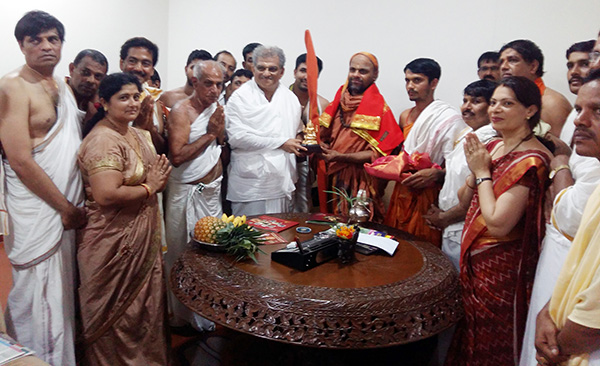 ದತ್ತಾನಂದ ಸರಸ್ವತಿ ಸ್ವಾಮೀಜಿ ಧರ್ಮಸ್ಥಳ ಭೇಟಿ